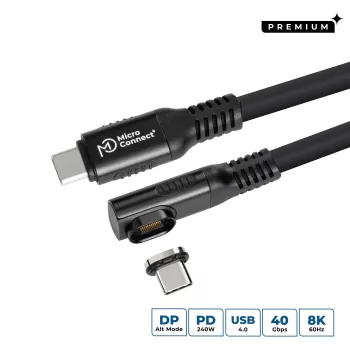 Microconnect MC-LS-USB4CC2.0-A USB laidas 2 m USB C Juoda