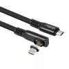 Microconnect MC-LS-USB4CC2.0-A USB laidas 2 m USB C Juoda