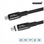 Microconnect MC-LS-USB4CC0.5 USB kabelis 0,5 m USB C juoda