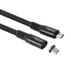 Microconnect MC-LS-USB4CC1.0 USB laidas 1 m USB C juodas