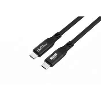 Microconnect USB4CC05-240W-80GBPS USB laidas USB4 Gen 3x2 0,5 m USB C juodas