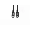 Microconnect USB4CC05-240W-80GBPS USB laidas USB4 Gen 3x2 0,5 m USB C juodas