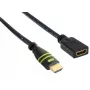 Techly ICOC-HDMI-4-EXT075 HDMI laidas 7,5 m HDMI Type A (Standard) Juoda
