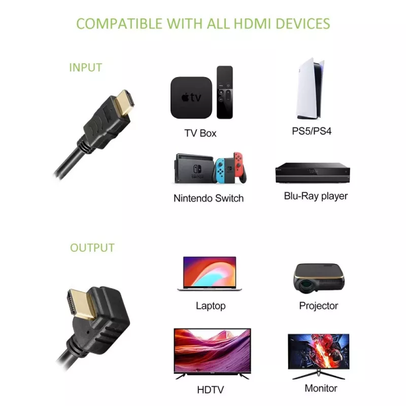Techly 2m High Speed HDMI kabelis with Ethernet A/A M/M kampuotas Juoda ICOC HDMI-LE-020