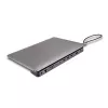 Lindy DST-Mini XT 810, USB-C nešiojamojo kompiuterio mini prijungimo stotelė su vienu ekranu (8K) arba dviem ekranais (4K60) ir 100 W pralaidiniu įkrovimu