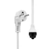 ProXtend kampinis F tipo Schuko į C5 maitinimo laidas, baltas, 5 m