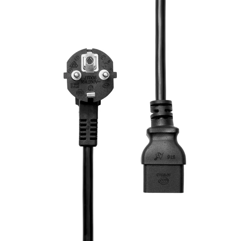 ProXtend kampuotas Type F Schuko į C19 maitinimo laidas juodas 0,5 m