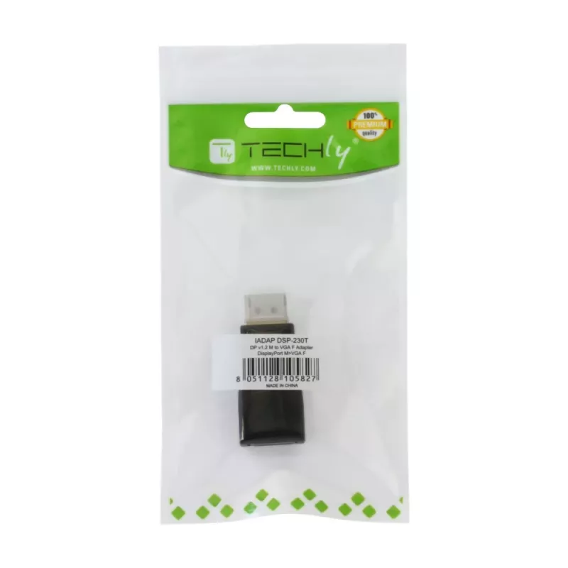 Kabelio lyties adapteris DisplayPort VGA Techly IADAP-DSP-230T