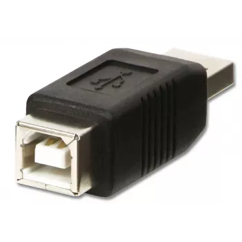 USB adapteris Lindy USB A jungtis (vyriška) į B jungtį (moteriška) 71231