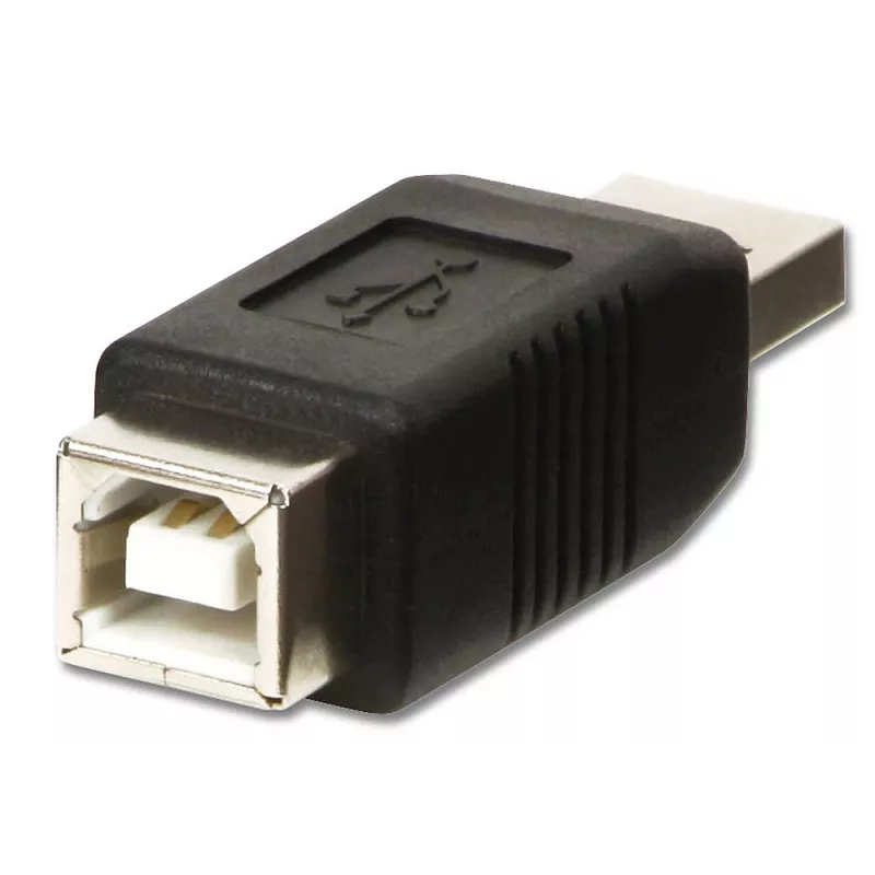 USB adapteris Lindy USB A jungtis (vyriška) į B jungtį (moteriška) 71231