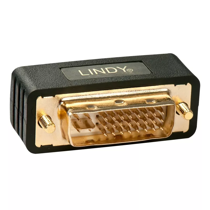 DVI-I sujungimo adapteris kištukas-lizdas Lindy Premium 41099