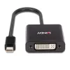 Lindy Mini DisplayPort–DVI aktyvus keitiklis 0,16 m, juodas