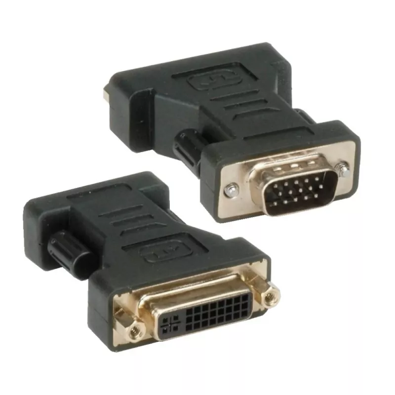 Techly DVI į analoginį VGA adapteris F / M IADAP DVI-9100, VGA, DVI-I, juoda