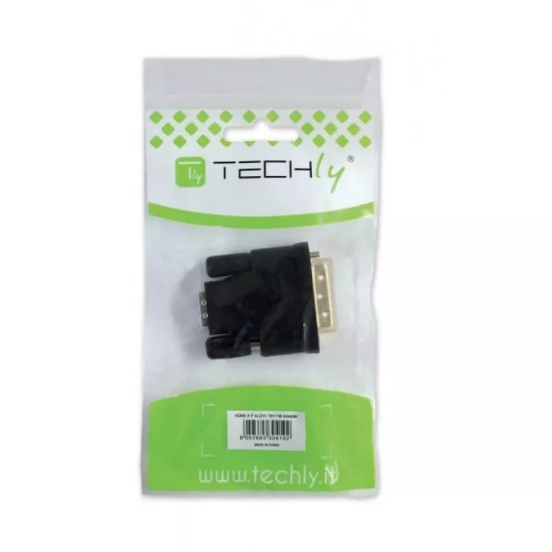 Techly DVI į analoginį VGA adapteris F / M IADAP DVI-9100, VGA, DVI-I, juoda
