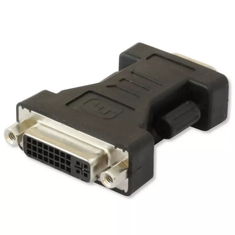 Techly DVI į analoginį VGA adapteris F / M IADAP DVI-9100, VGA, DVI-I, juoda