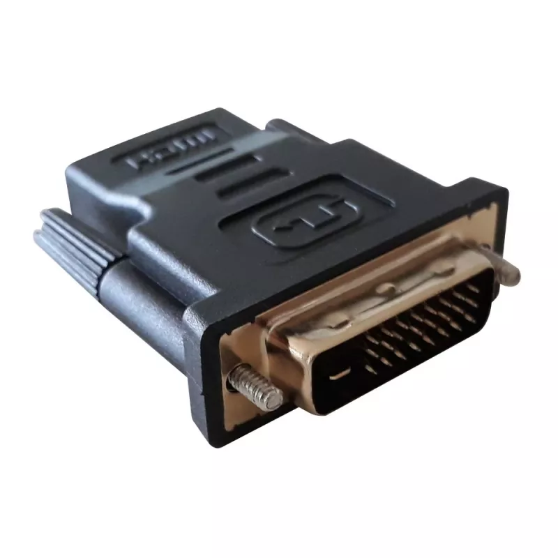 DVI-D lyties adapteris juodas Techly IADAP-DVI-HDMI-F