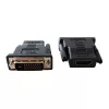 DVI-D lyties adapteris juodas Techly IADAP-DVI-HDMI-F
