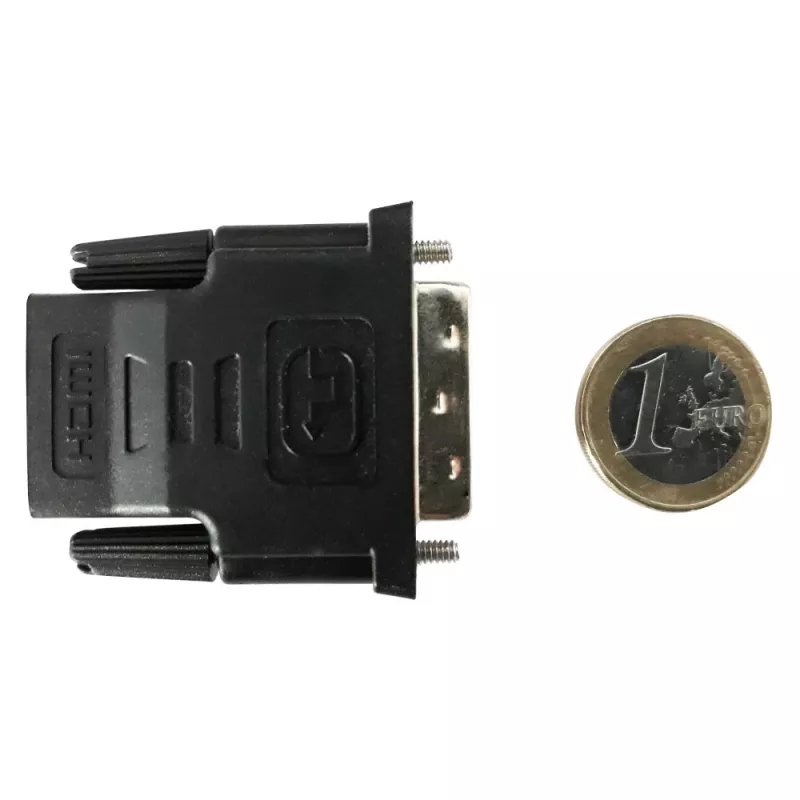 DVI-D lyties adapteris juodas Techly IADAP-DVI-HDMI-F