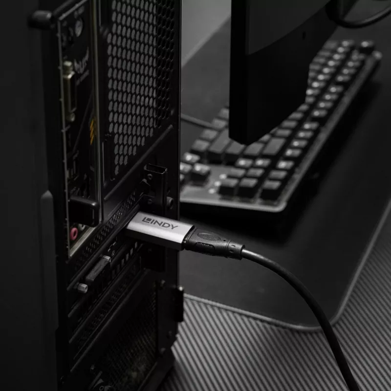DisplayPort į HDMI adapteris Lindy 41095 — palaiko iki 4K 120Hz