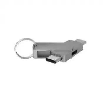 Kabelių jungčių adapteris Terratec 272986 USB Type-C USB Type-C Micro-USB Sidabrinis
