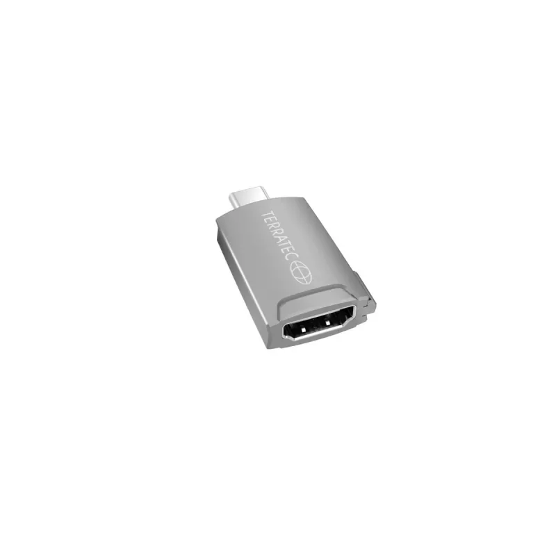 Jungties adapteris Terratec CONNECT C12 USB Type-C HDMI pilkas