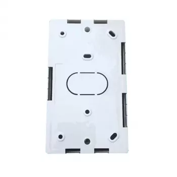 Kištukinių lizdų dėžutė Lanview LVN126076UK balta 145 mm x 86 mm x 32 mm