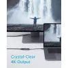 USB grafikos adapteris Anker A83120A1 — USB 3.2 Gen 1, juoda/pilka, laidas 0,15 m