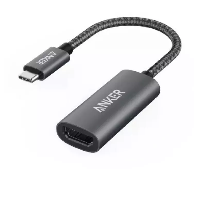 USB grafikos adapteris Anker A83120A1 — USB 3.2 Gen 1, juoda/pilka, laidas 0,15 m