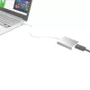 j5create JUA354 USB 3.0–4K HDMI ekrano adapteris, sidabrinis