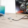 j5create JUA354 USB 3.0–4K HDMI ekrano adapteris, sidabrinis