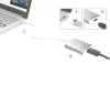 j5create JUA354 USB 3.0–4K HDMI ekrano adapteris, sidabrinis