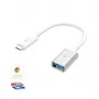 j5create JUCX05 USB-C® 3.1 prie USB™ Type-A adapteris, baltas ir sidabrinis