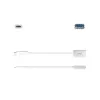 j5create JUCX05 USB-C® 3.1 prie USB™ Type-A adapteris, baltas ir sidabrinis