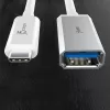 j5create JUCX05 USB-C® 3.1 prie USB™ Type-A adapteris, baltas ir sidabrinis