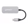 Manhattan USB-C dokas / šakotuvas HDMI USB-A USB-C 100 W maitinimo tiekimas 4K 60 Hz