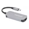 Manhattan USB-C dokas / šakotuvas HDMI USB-A USB-C 100 W maitinimo tiekimas 4K 60 Hz