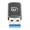 Manhattan USB-C į USB-A adapteris, lizdas į kištuką, 10 Gbps (USB 3.2 Gen2, dar žinomas kaip USB 3.1), SuperSpeed+ USB, juodas, garantija visam laikui