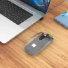 Belaidė pelė Manhattan Transparent Įkraunama USB