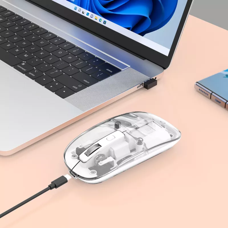 „Manhattan“ permatoma įkraunama belaidė pelė USB