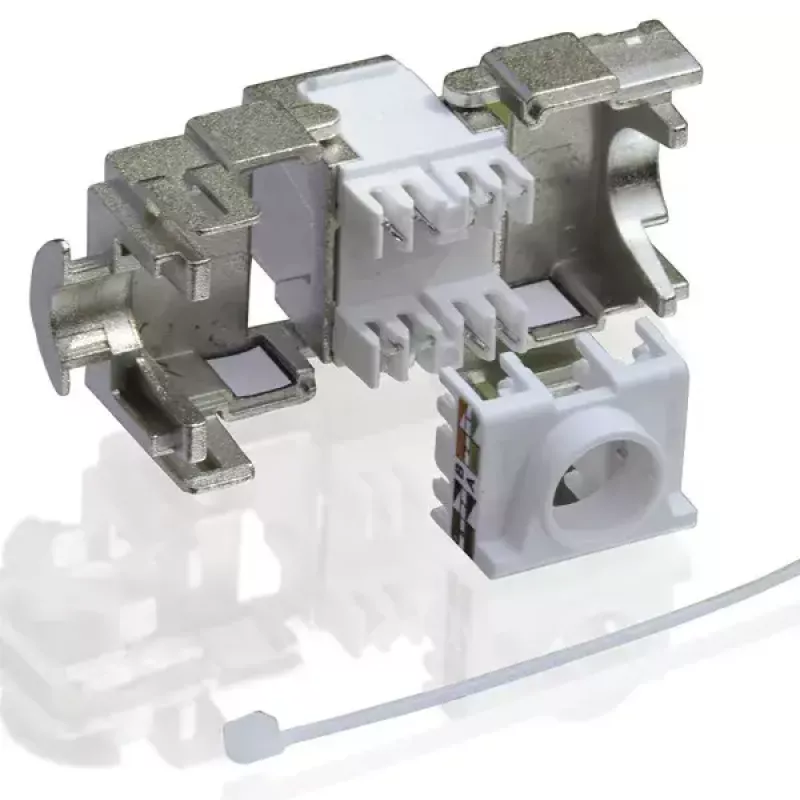 Cat.6a Keystone RJ-45 ekranuotas, beįrankis VALUE 26.99.0366