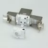 Keystone Jack ROLINE Cat.6a RJ-45 Shielded Toolless plonas Sidabrinė
