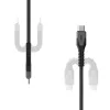USB-C į USB-C maitinimo laidas EATON Urban Armor Gear Kevlar Core 1,5 m, USB 2.0, juoda/pilka