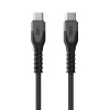 USB-C į USB-C maitinimo laidas EATON Urban Armor Gear Kevlar Core 1,5 m, USB 2.0, juoda/pilka