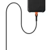 USB-C į USB-C maitinimo kabelis Eaton 1,5 m — Kevlar šerdis, USB 2.0, juoda / oranžinė