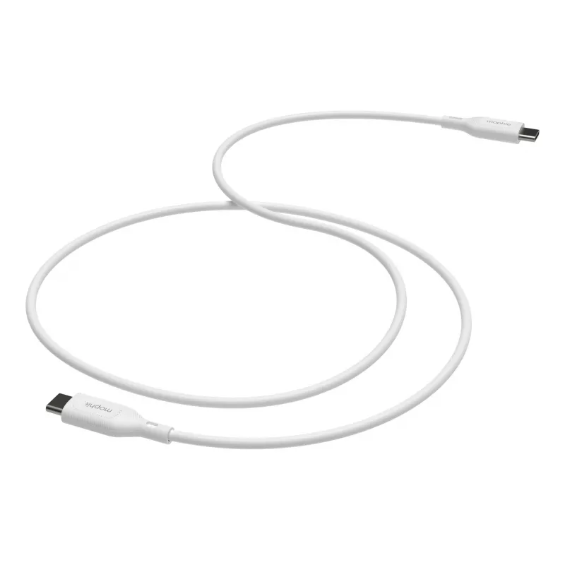 mophie essentials USB-C į USB-C | įkrovimo laidas 3 m, baltas