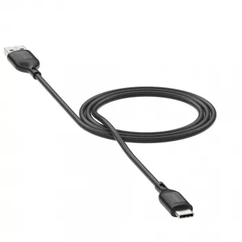 mophie essentials įkrovimo kabeliai | 1 m USB kabelis USB 2.0 USB A USB C juodas