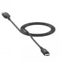mophie essentials įkrovimo kabeliai | 1 m USB kabelis USB 2.0 USB A USB C juodas