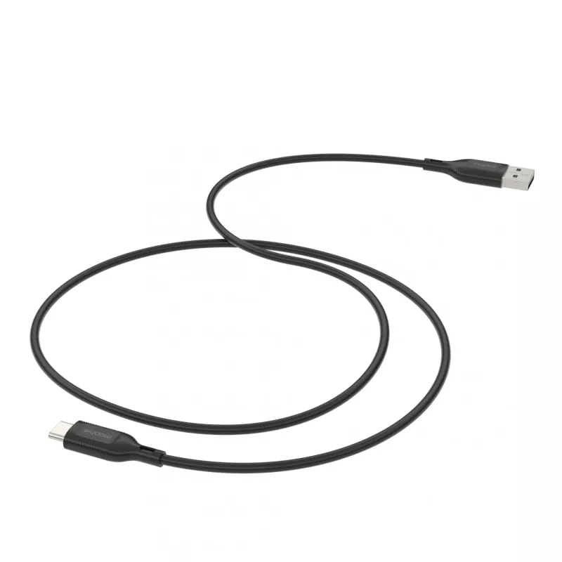 mophie essentials įkrovimo kabeliai | 1 m USB kabelis USB 2.0 USB A USB C juodas