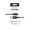 mophie essentials įkrovimo kabeliai | 1 m USB kabelis USB 2.0 USB A USB C juodas