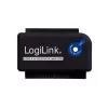 Sąsajos kortelių adapteris LOGILINK AU0006C — USB Type-A į IDE/ATA ir SATA, 1,2 m kabelis, juodas